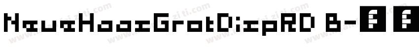 NeueHaasGrotDispRD B字体转换